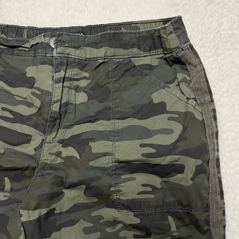 Social Standard by Sanctuary Cargo Pants Womens L Green Camo Utility Jogger 4812